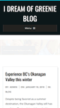 Mobile Screenshot of idreamofgreenieblog.com